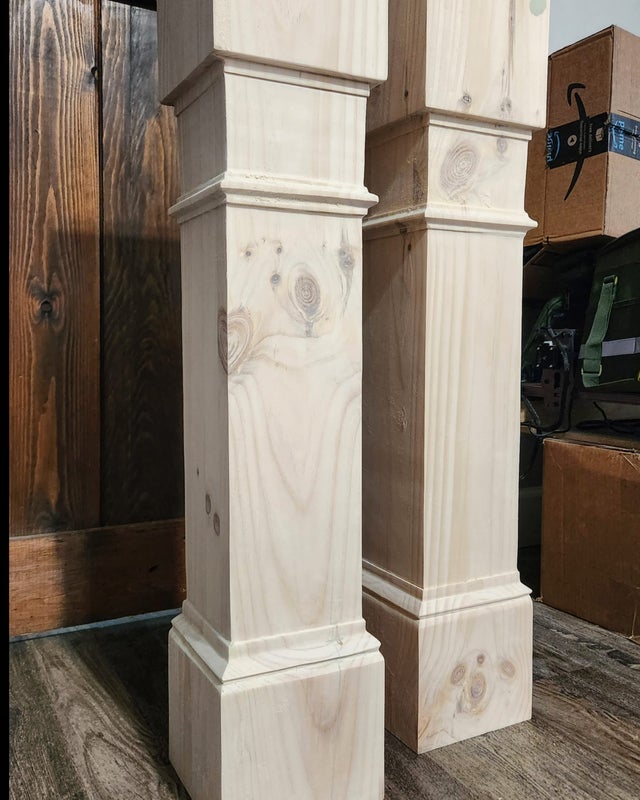 Kitchen Island Legs and Pedestals Hardwoods and Softwoods Available